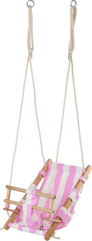 Babyschommel - Roze/Wit