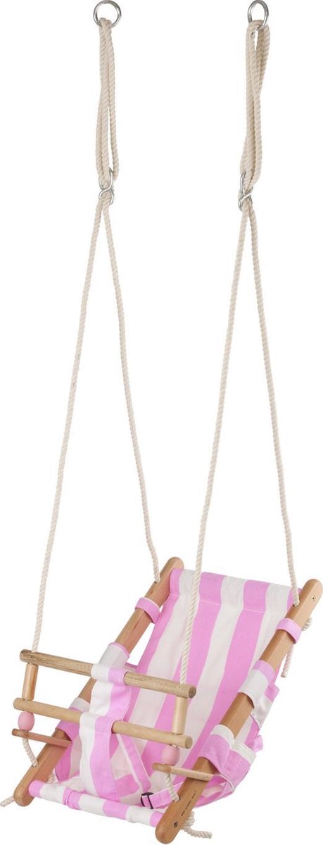 Babyschommel - Roze/Wit