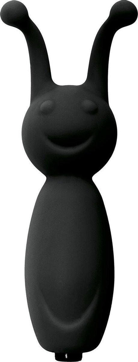Mini Vibrator met 2 Antennes - zwart
