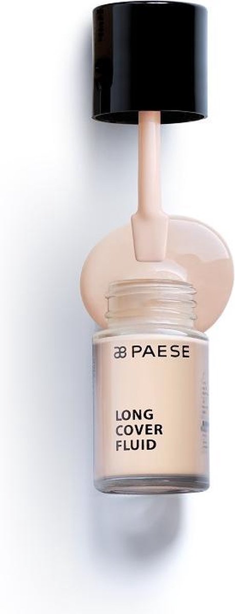 Paese Long Cover Fluid Foundation - 00 Porcelain 30ml.