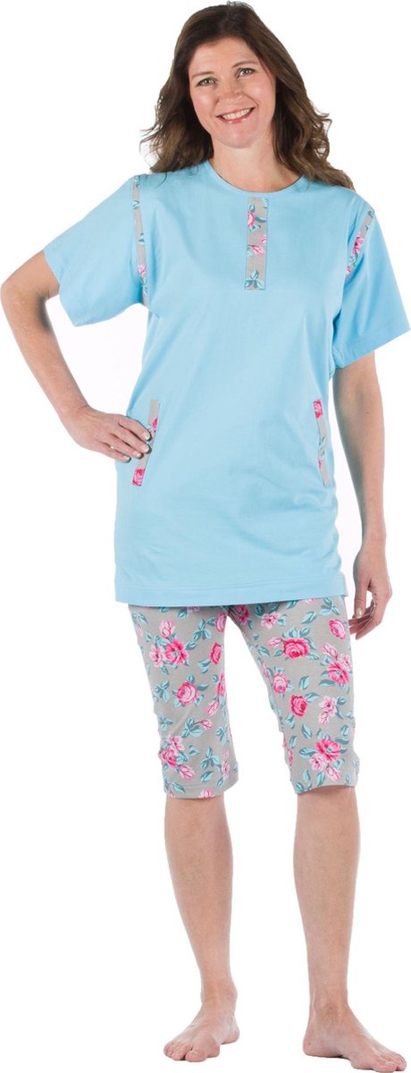 Dames dessin hansop | Ritssluiting | Pyjama | Topkwaliteit | Bloemen | XL