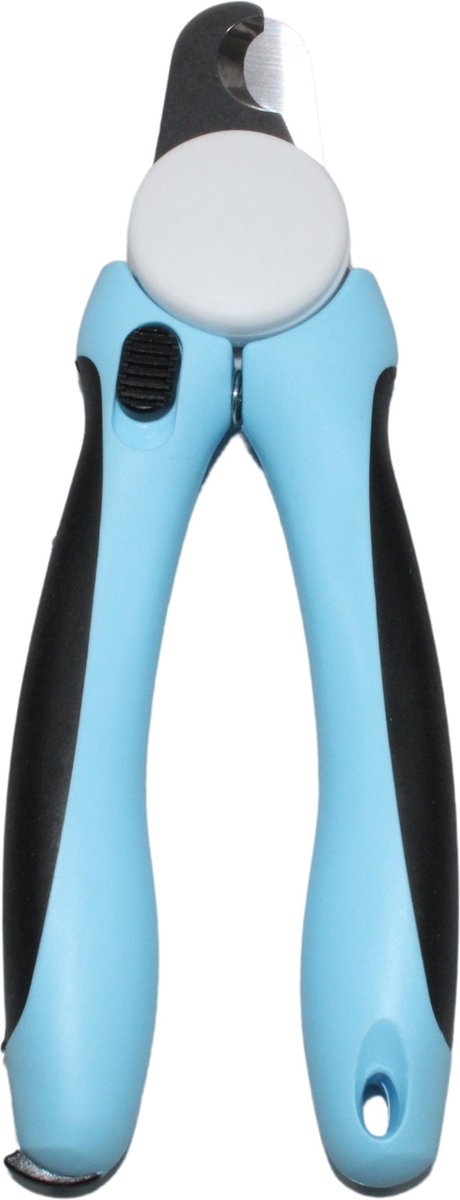 Professionele Nagelknipper Hond en Kat - Nageltang Met Veiligheidsstop en Nagelvijl - Blauw