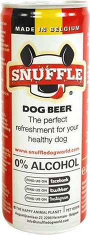 Snuffle hondenbier rundsmaak in blik - 25 cl - 1 stuks