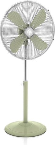 Swan - 16 inch Retro Vloerventilator - Groen