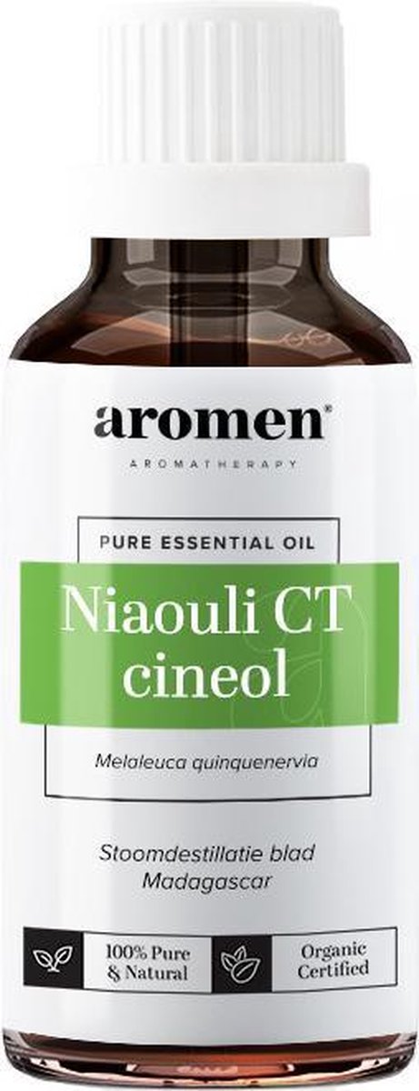 Aromen Essentiële Olie Niaouli Ct Cineol 10 Ml Transparant