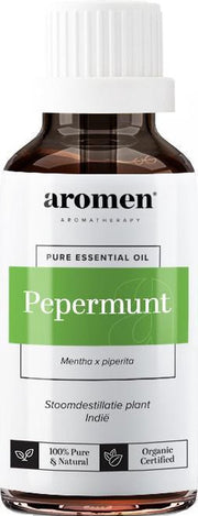 Aromen Essentiële Olie Pepermunt Bio 10 Ml Transparant