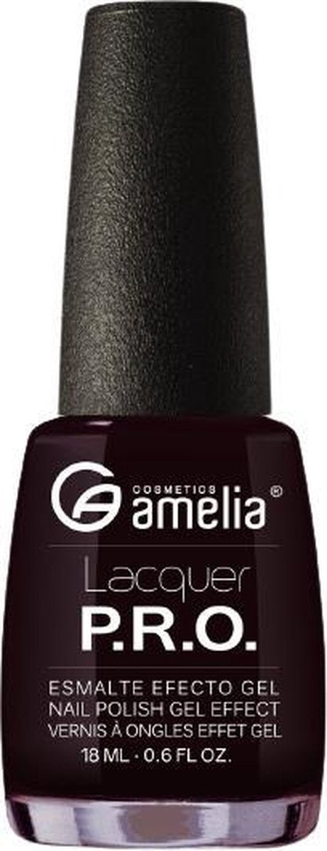 Amelia Cosmetics Nagellak Pro Chic Vegan Zwart 18 Ml