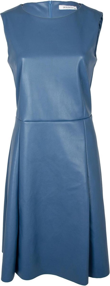 SRNDPTY Jurk Gitte Stonewash blauw