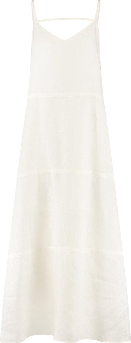 WALLIEN - Dames Zomerjurkje - Off White - Wit
