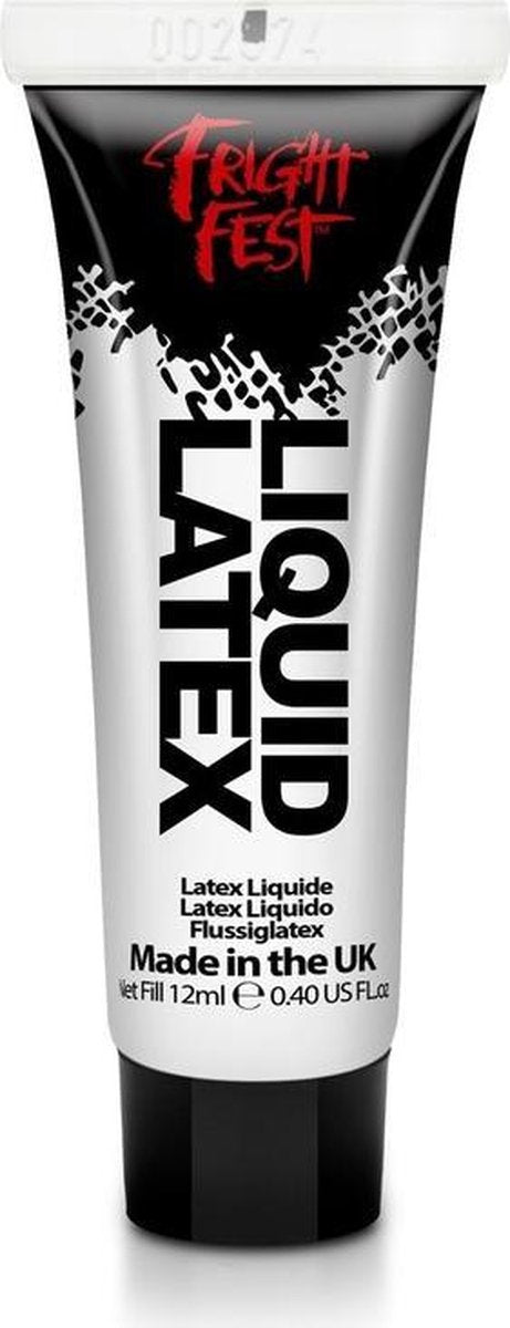 Vloeibare latex schmink/make-up tube 12 ml - Halloween FX make-up nephuid/wonden maken