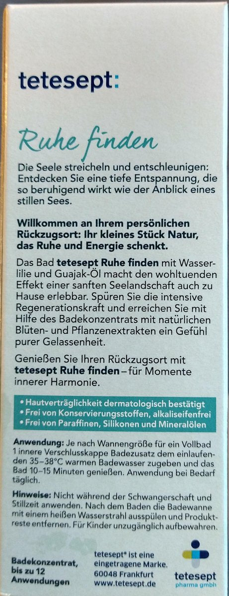 TETESEPT OLIE RUHE FINDEN