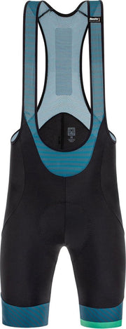 Santini Fietsbroek - Maat XXL  - Mannen - blauw/zwart/groen
