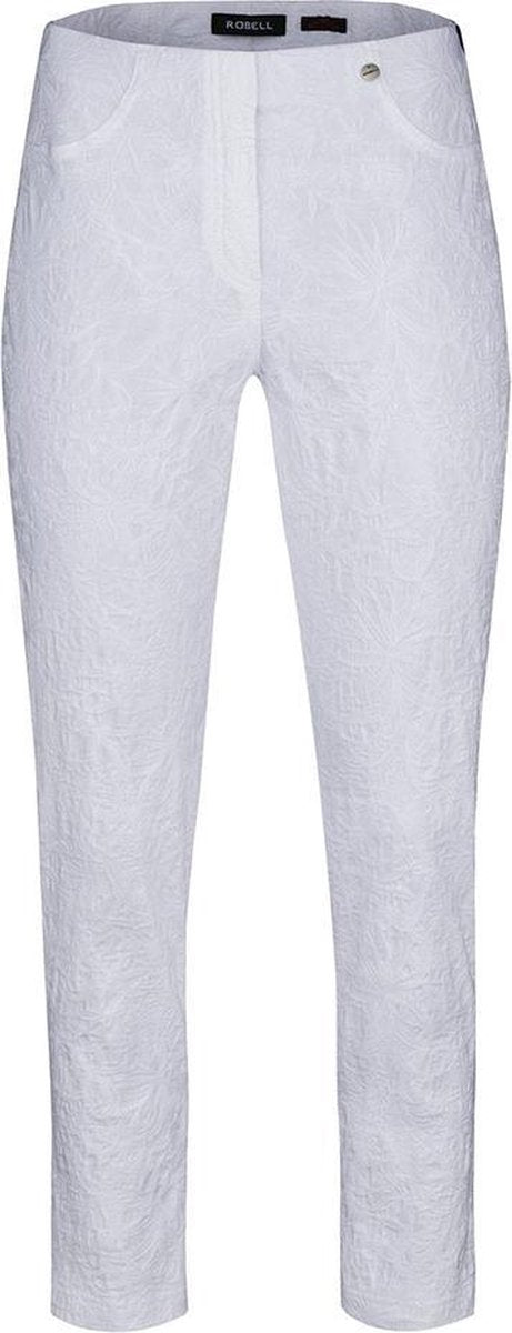 Robell - Model Bella 09 - 7/8 Witte Jacquard - EU38