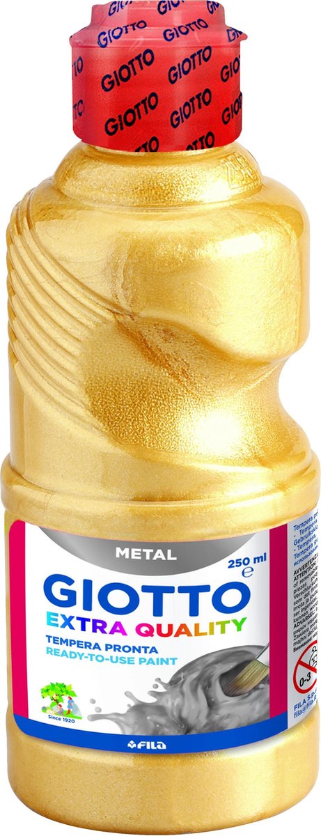 Giotto Bottle 250 ml Metal paint gold
