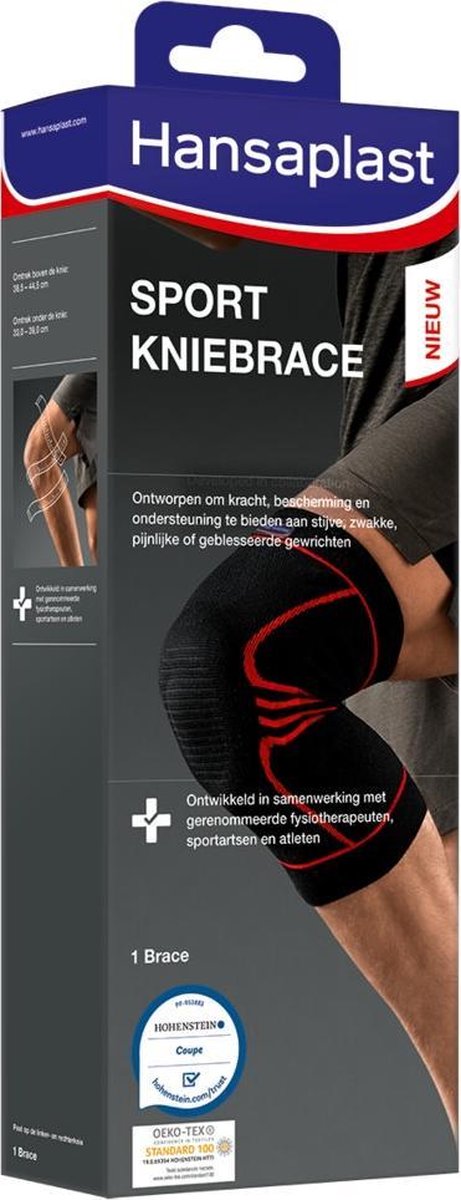 Hansaplast Sport Kniebrace - Linker- of Rechterknie - 1 Brace
