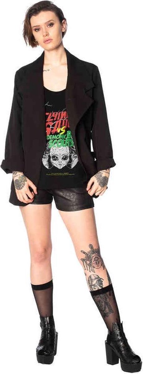 Banned Blazer -XL- KARLOFF Zwart