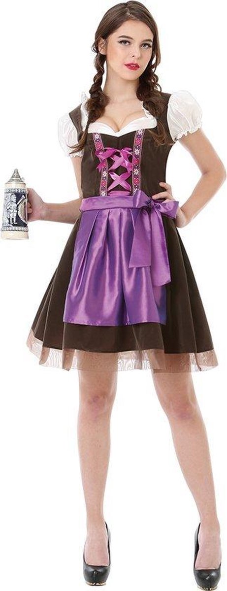 Tiroler jurkje dames | Oktoberfest Dirndl Maren | M | Tiroler bierfeest jurkje