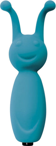 Mini Vibrator met 2 Antennes - blauw