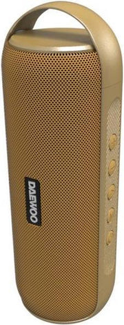 Dankzij de draagbare Bluetooth®-luidsprekers Daewoo DBT-20 12W Gouden