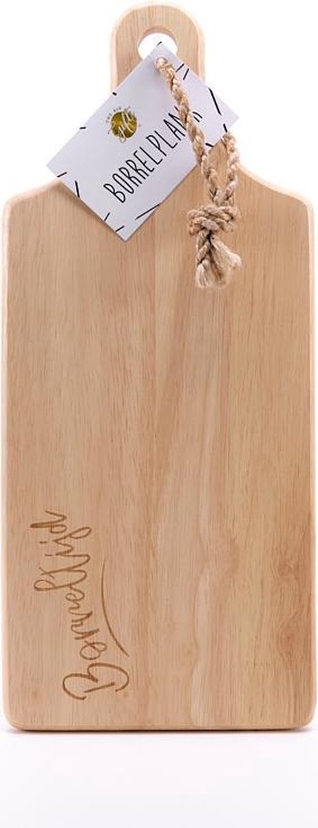 Borrelplank borreltijd - Cadeau voor vrouw - Vrouwen cadeautjes - Cadeau voor man - Mannen cadeautjes - Verjaardag - Giftset - Borrelpakket - Borrelplank hout - Eten - Vader - Moeder  Opa - Oma - Geschenkset mannen -Geschenkset vrouwen - Borrelplank
