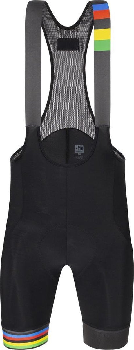 Santini Rainbow Stripes Bib Shorts - Uci Official  - Maat XL