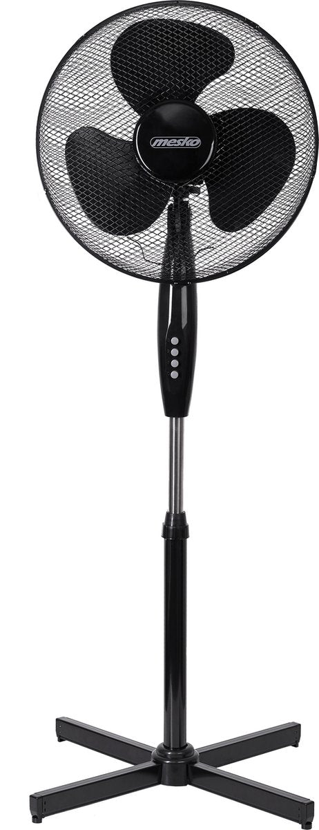 Mesko MS 7311 - statief ventilator - zwart