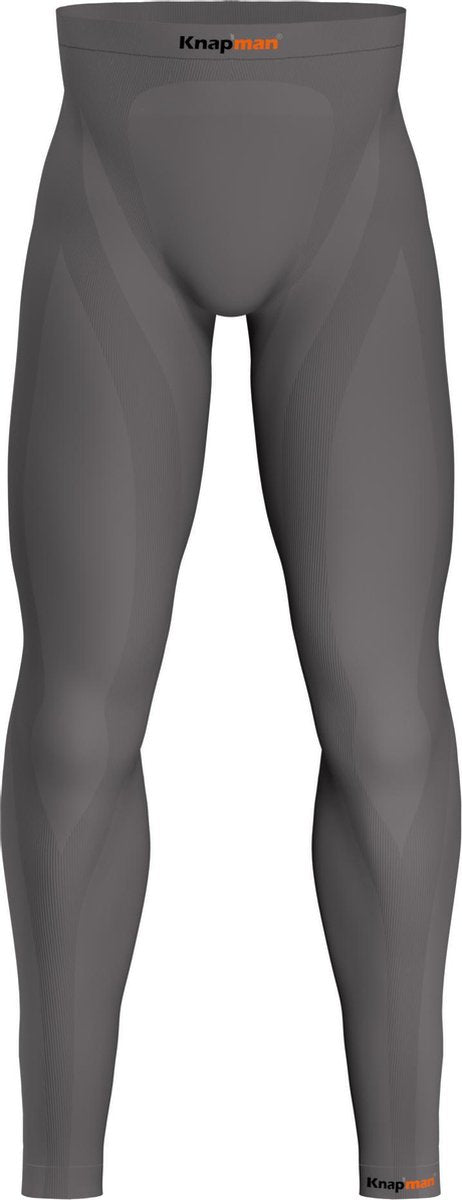 Knapman Zoned Compression Long Pants 45% Grijs | Compressie Legging voor Heren | Maat S