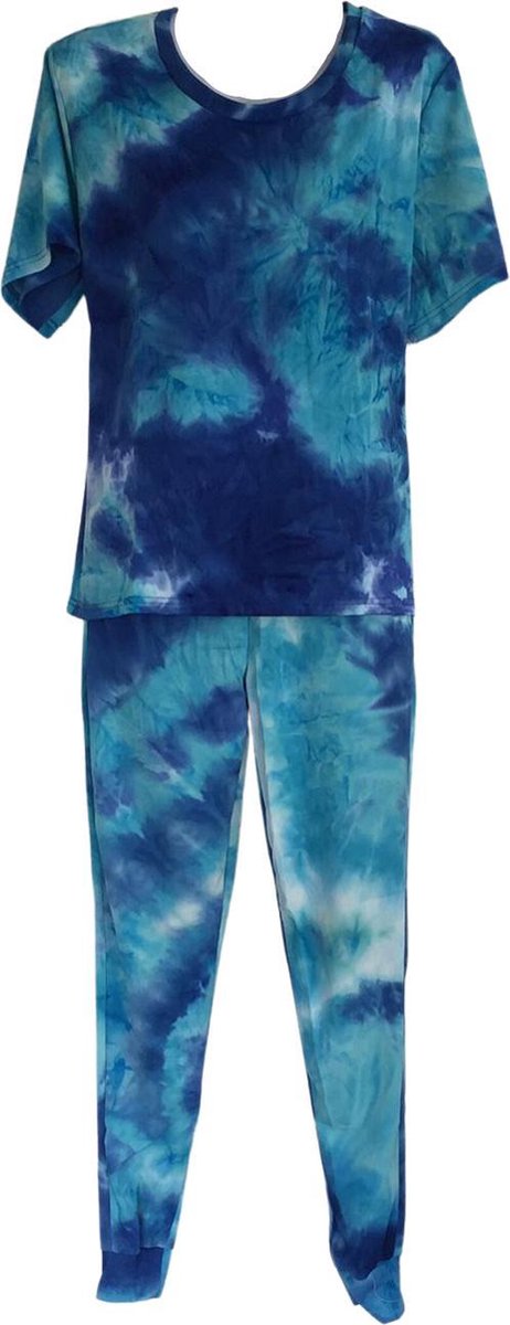 Modieuze Dames Huispak / Loungewear / Homewear | Lounge Set / Sport Kleding | Blauw - S/M