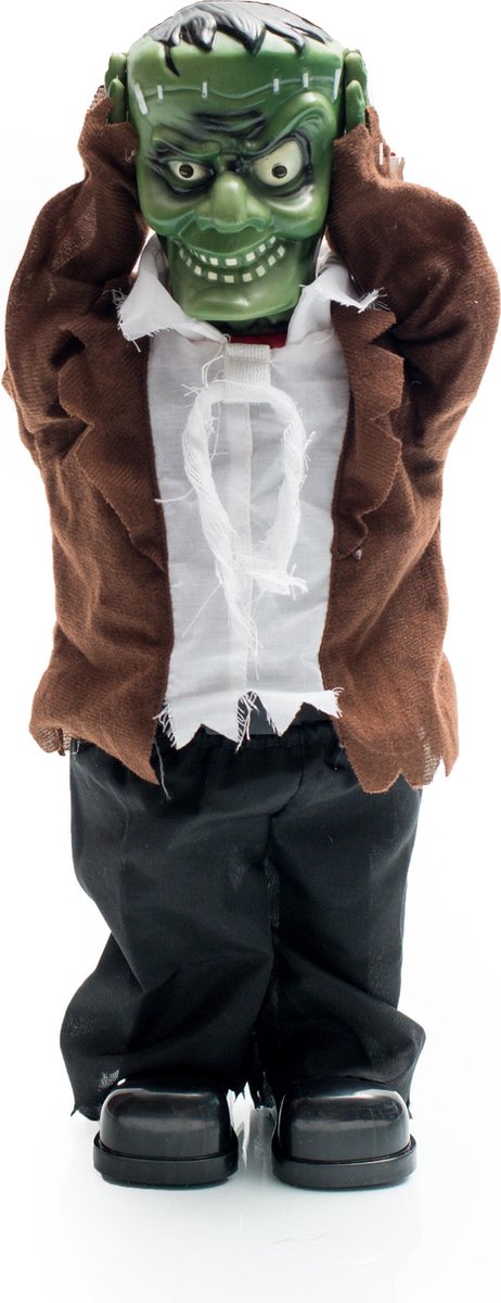 Bewegende Zombie - Lifting Head - Met geluid en licht - 40 cm