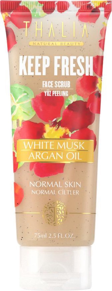 Thalia White Musk en ArganOlie Gezichtsscrub 75 ml
