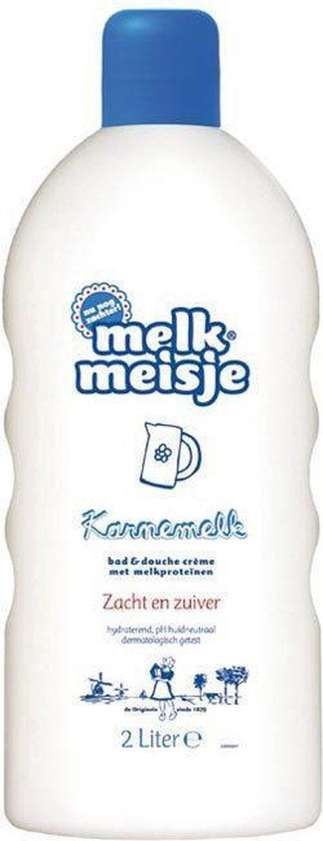 Melkmeisje Karnemelk - 2000 ml - Bad- & Doucheschuim