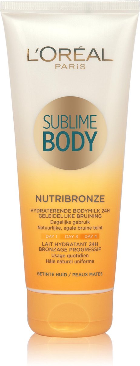 L’Oréal Paris Sublime Body Nutribronze Bodymilk Zelfbruiner - Getinte Huid - 200 ml