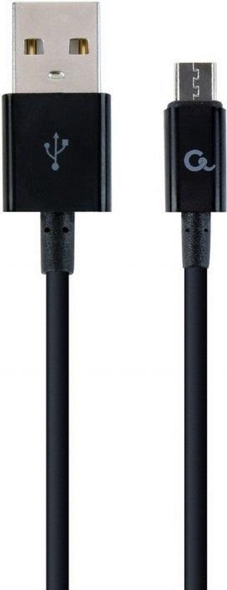 Cablexpert CC-USB2P-AMMBM-2M USB-kabel USB 2.0 USB A Micro-USB B Zwart