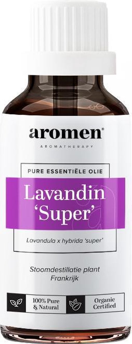 Aromen Essentiële Olie Lavandin 'super' Bio 10 Ml Transparant