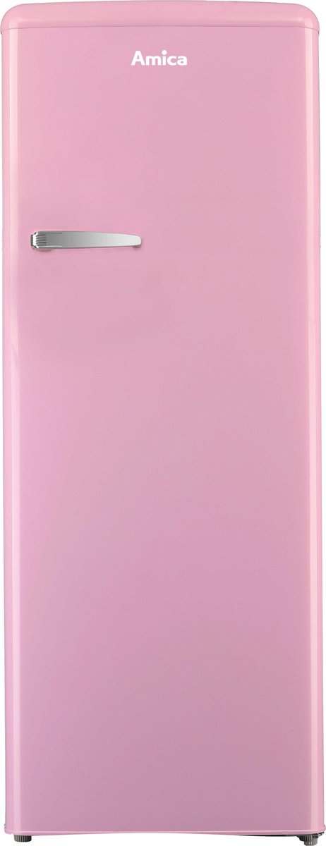 Amica AR5222P - Koelkast met vriesvak 4****- Magenta Roos H 144 cm