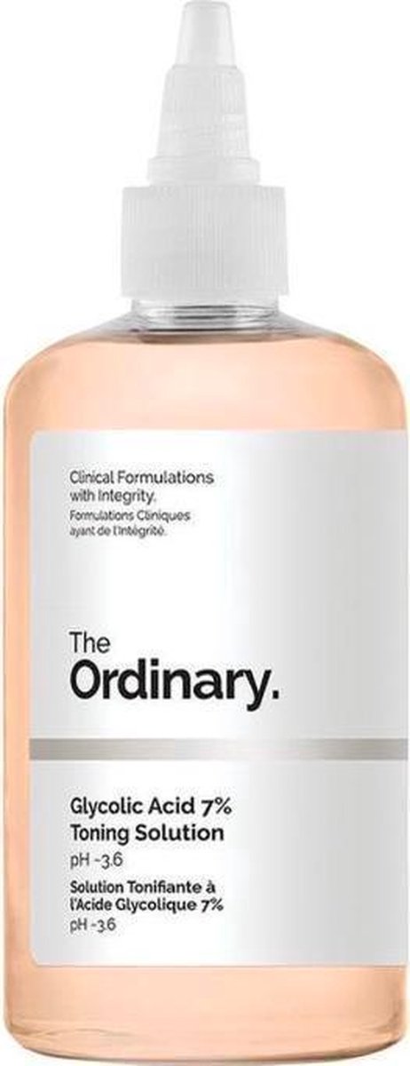 The Ordinary Glycolic Acid 7% Toning Solution - tonic - 240ml. + GOessentials essence Cadeau