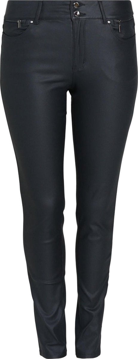 Slim jeans extra long met coating - Lengte 34