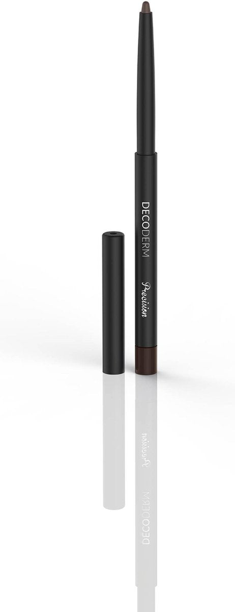 PRECISION EYEBROW PENCIL 01 DONKERBRUIN MET SLIJPER 0