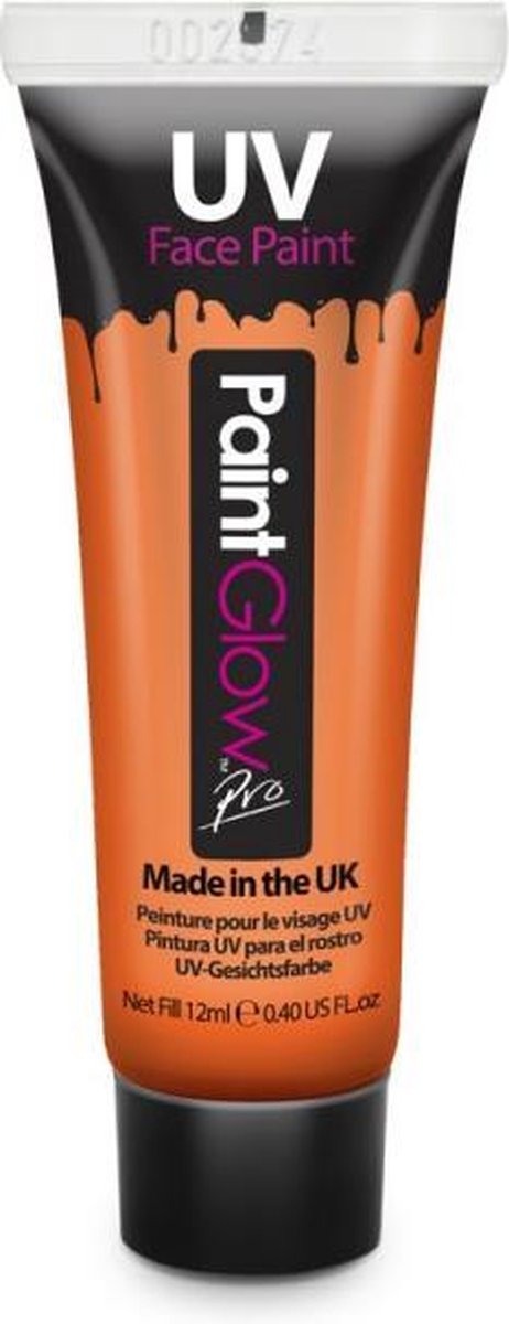 Paintglow | UV neon face & body paint - Oranje
