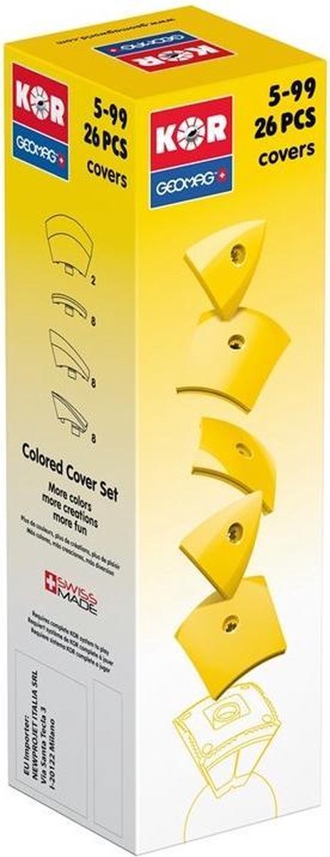 Geomag KOR 2.0 Pantone 108 Yellow 26 delig
