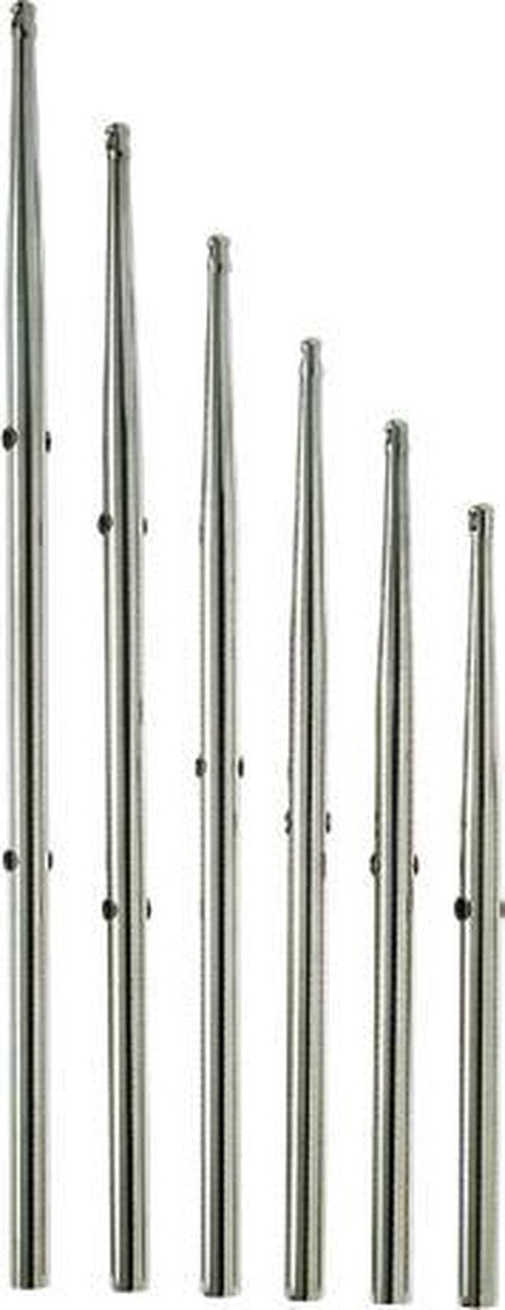 HYE RVS Scepter 450 mm voor 2 relingdraden