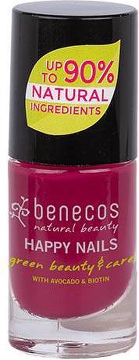 Benecos Nagellak Wild Orchidee Dames 5 Ml Vegan Donkerroze