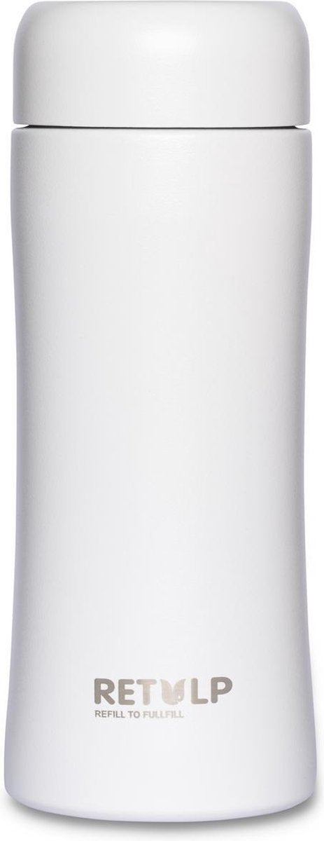 Retulp RVS Thermosbeker Met Theefilter - Wit
