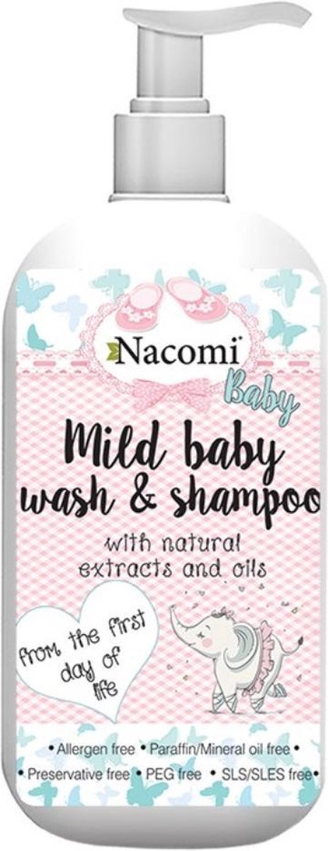 Nacomi - Mild Baby Wash & Shampoo Baby Wash Emulsion 400Ml