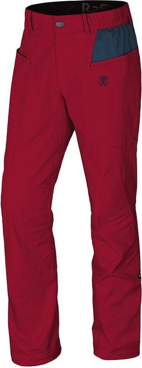 Rafiki Klimbroek Crag Heren Katoen Rood Maat L