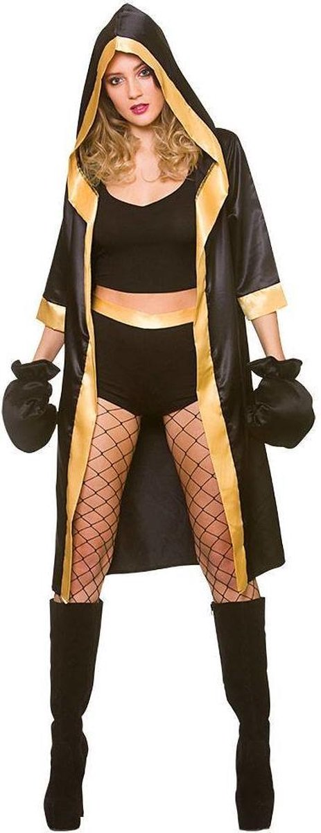 Knockout Boxer (XS) kostuum / boksers outfit dames