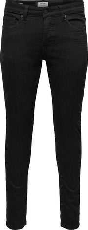 ONLY & SONS ONSWARP LIFE SKINNY BLACK PK 9383 NOOS Heren Jeans - Maat W30 X L34