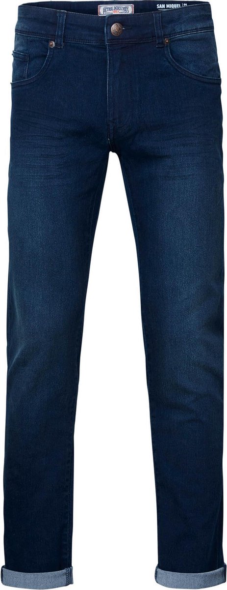 Petrol Industries - Heren San Miquel slim straight jeans - Blauw - Maat 31