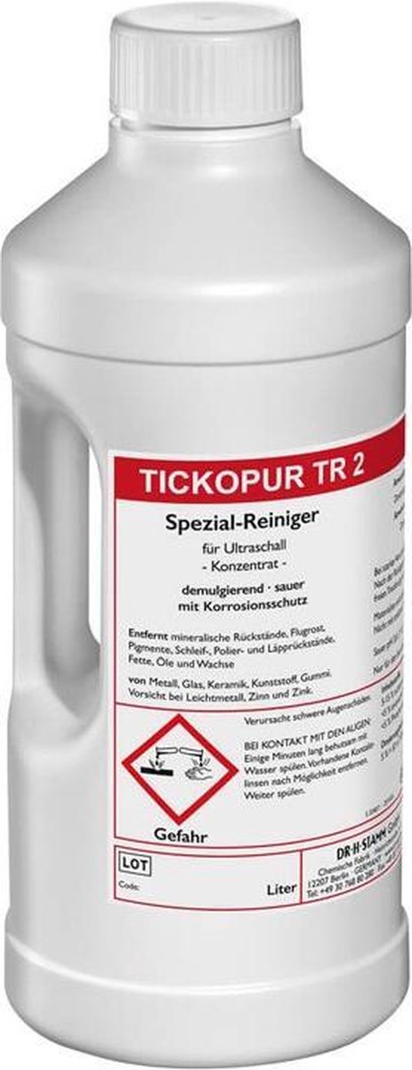 Tickopur TR2 - 2 liter ultrasoon vloeistof