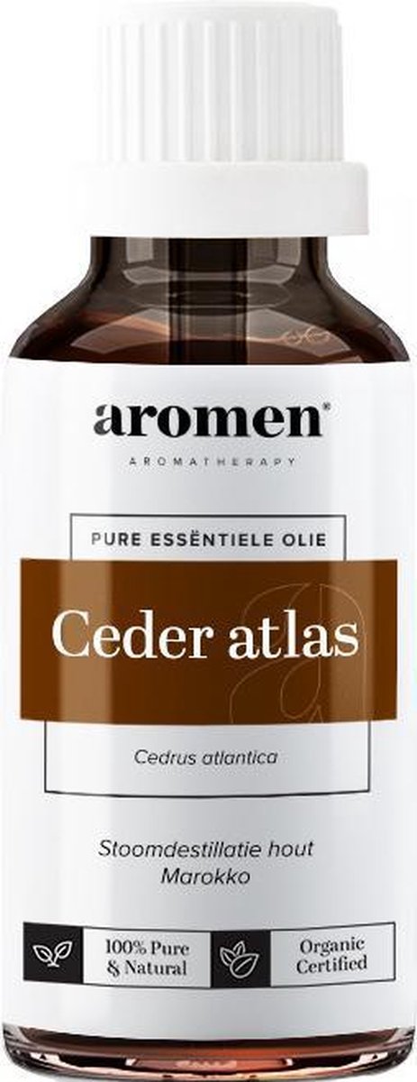 Aromen Essentiële Olie Ceder Atlas Bio 10 Ml Transparant